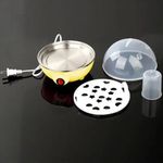 Cozedor Eletrico A Vapor Ovos Egg Cooker Amarelo - Ovos No Ponto Perfeito, De Mole A Bem Cozido