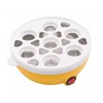 Cozedor Eletrico A Vapor Ovos Egg Cooker Amarelo - Ovos No Ponto Perfeito, De Mole A Bem Cozido