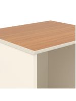 Conjunto De Escritório Tech 7 Livreiro 1 Buffet E 8 Mesas 90 - Off White E Cedro Off White E Cedro