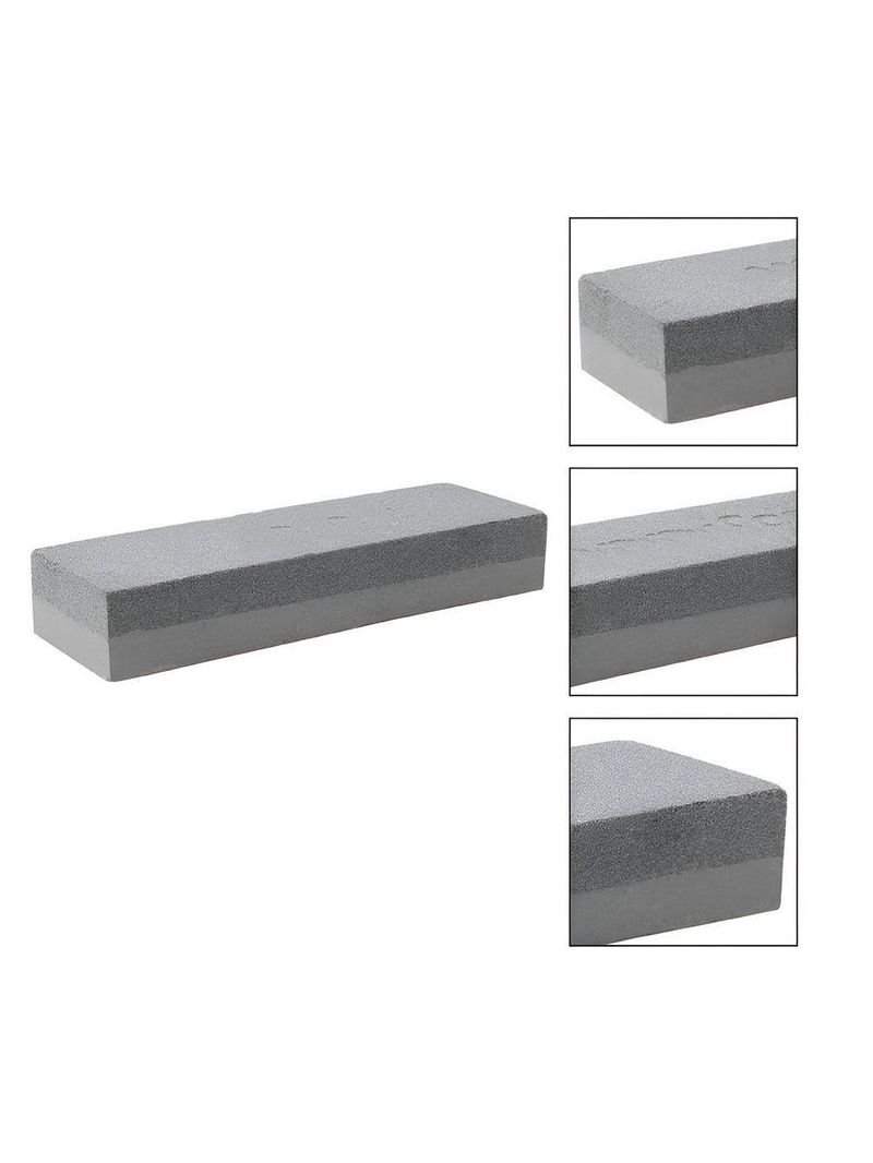 Pedra De Afiação Dupla Face 120-240 Em óxido De Alumínio 20cm Para Facas E Tesouras - Dupla Face Utilidade