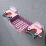 Suporte Para Sabonete Vassoura Rodo De Parede Rosa