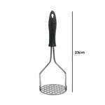 Espremedor De Batata Amassador Legumes Feijão Resistente Aço Inox - Aço Inoxidável De Alta Resistência