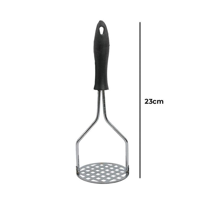 Espremedor De Batata Amassador Legumes Feijão Resistente Aço Inox - Aço Inoxidável De Alta Resistência
