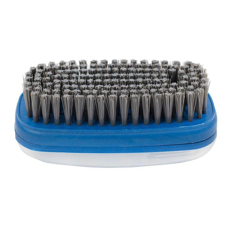 Escova Lava Louça Dispenser De Detergente Limpeza Cozinha Lavanderia Azul