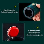 Abridor De Garrafa Magnetico Automatico - Abridor Automático Para Garrafas Verde