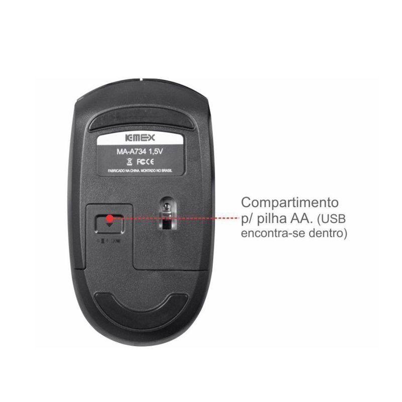 Kit Teclado+mouse Sem Fio Ka6039/maa7d3