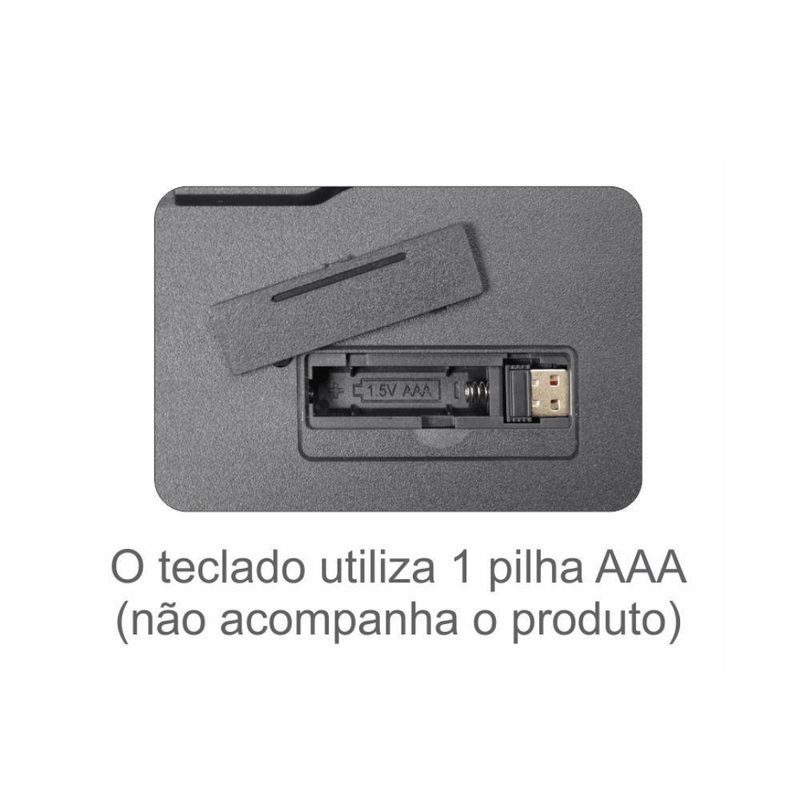 Kit Teclado+mouse Sem Fio Ka6039/maa7d3