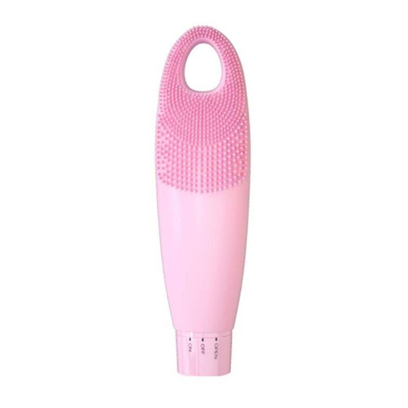 Escova Limpeza Facial Massageador Anti-acne Esfoliante Beleza Rosa