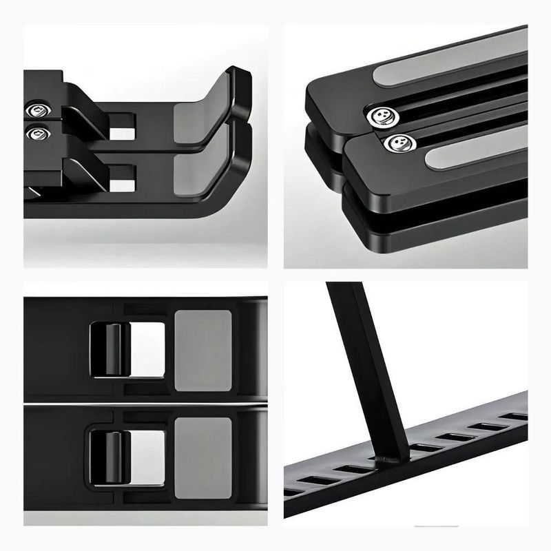 Suporte Para Notebook, Tablet Ajustável Portátil C/10 Níveis Altura E Refrigeração Otimizada