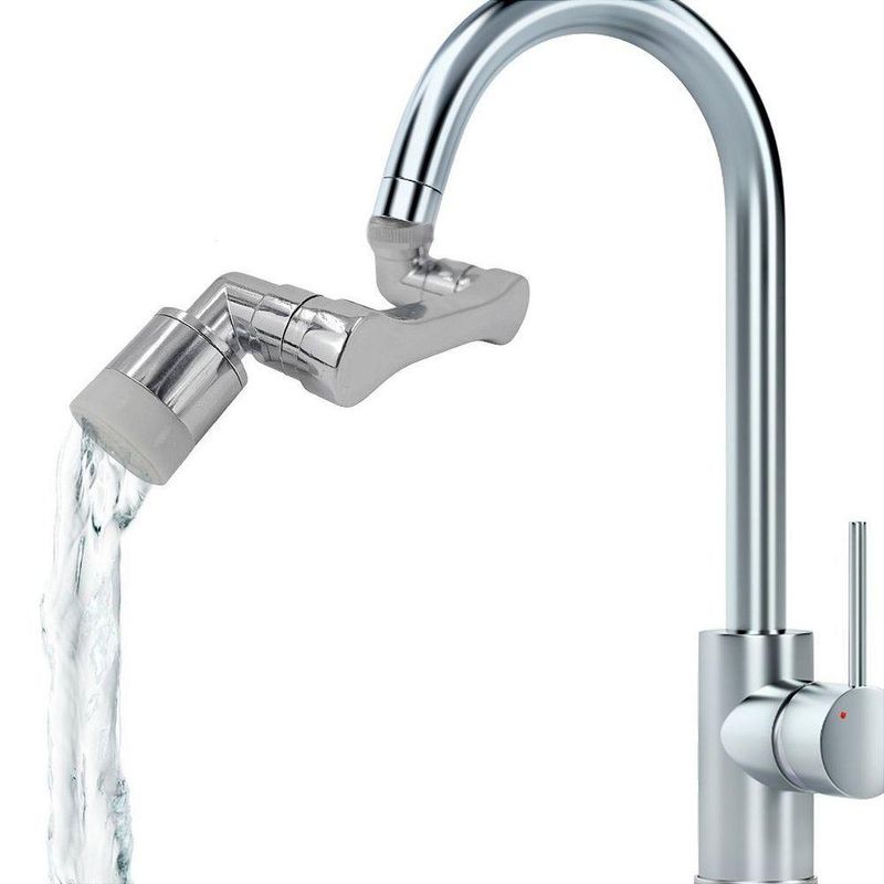 Bico Torneira Arejador Articulado Extensor Adaptador - Ideal Para Cozinhas, Banheiros E Lavanderias