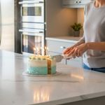 Espátula Para Bolo Inox Com Serra Profissional 27x6cm Cabo Branco