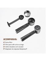 Cafeteira Espresso Dolce Crema 20 Bar Mondial Preto/inox 1200W - C-21-E-CNP 110V