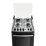 Fogão 4 Bocas Dako Supreme Mesa de Inox e Timer Bivolt - Preto