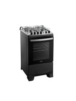 Fogão 4 Bocas Dako Supreme Mesa de Inox e Timer Bivolt - Preto