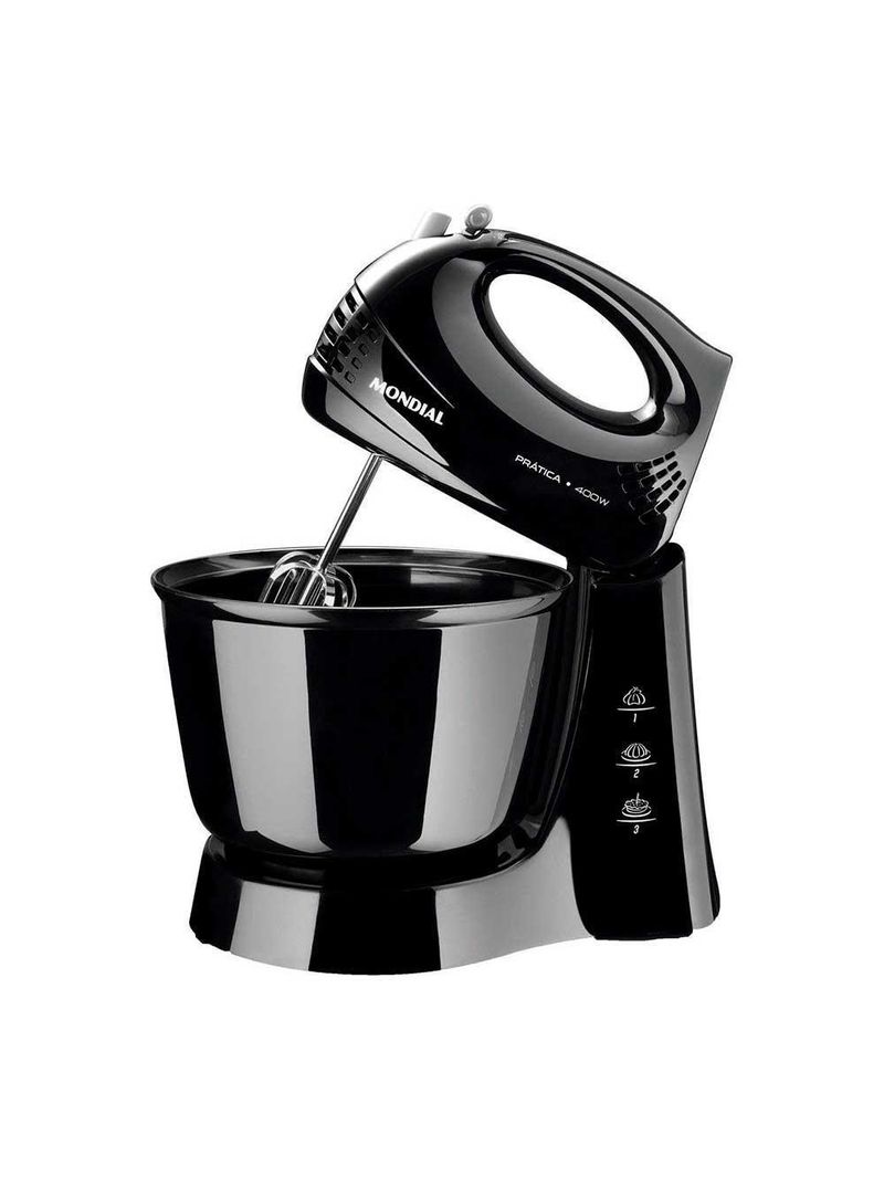 Batedeira Mondial B-44 Prática 400w Preta 127v