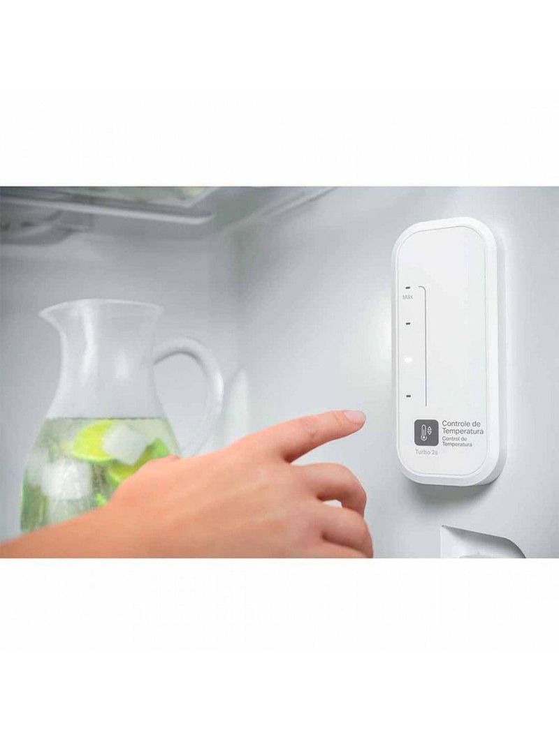 Refrigeador Consul Frost Free Inox 386L Crm44Akbna Inox 127V