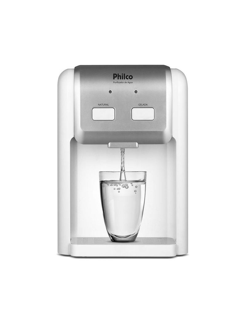 Purificador De Água Philco PPU11B Água Natural E Gelada Cinza Bivolt
