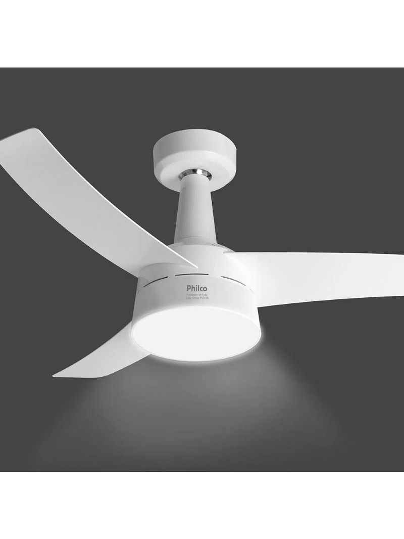Ventilador De Teto Philco Pvt07b Easy Fitting 3 Em 1 220V