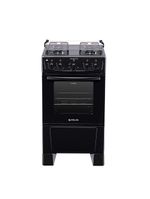 Fogão 4 Bocas Atlas Mônaco Plus Com Mesa Inox E Acendimento Automático Preto Bivolt