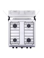 Fogão 4 Bocas Atlas Mônaco Plus Com Mesa Inox E Acendimento Automático Preto Bivolt