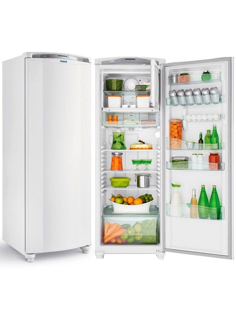 Geladeira Consul Frost Free 342 Litros Branca Com Gavetão Hortifruti CRB39AB 110V