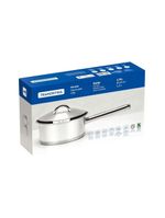 Panela Tramontina Solar Em Aço Inox Fundo Triplo Com Tampa E Cabo 16 Cm 1,4 L