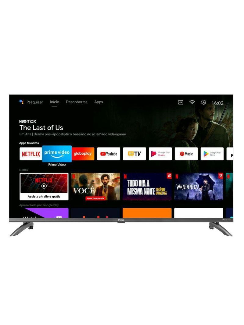 Smart TV 40” Philco PTV40M9GACGB LED Android TV Dolby Áudio Bivolt