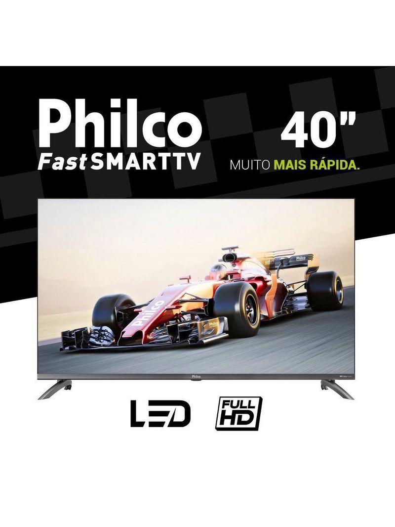Smart TV 40” Philco PTV40M9GACGB LED Android TV Dolby Áudio Bivolt