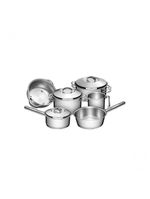 Jogo De Panelas Aco Inox 6 Pecas Solar