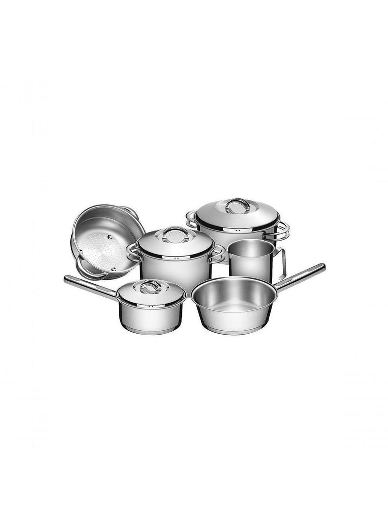 Jogo De Panelas Aco Inox 6 Pecas Solar
