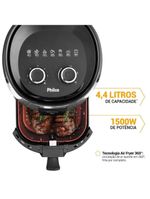 Air Fryer Philco 4,4L Antiaderente Redstone 1500W 220V