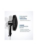 Ventilador De Coluna Mondial Vsp-40c-b 40cm 6 Pas - 220V