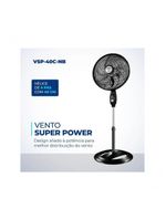 Ventilador De Coluna Mondial Vsp-40c-b 40cm 6 Pas - 220V