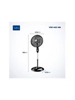 Ventilador De Coluna Mondial Vsp-40c-b 40cm 6 Pas - 220V