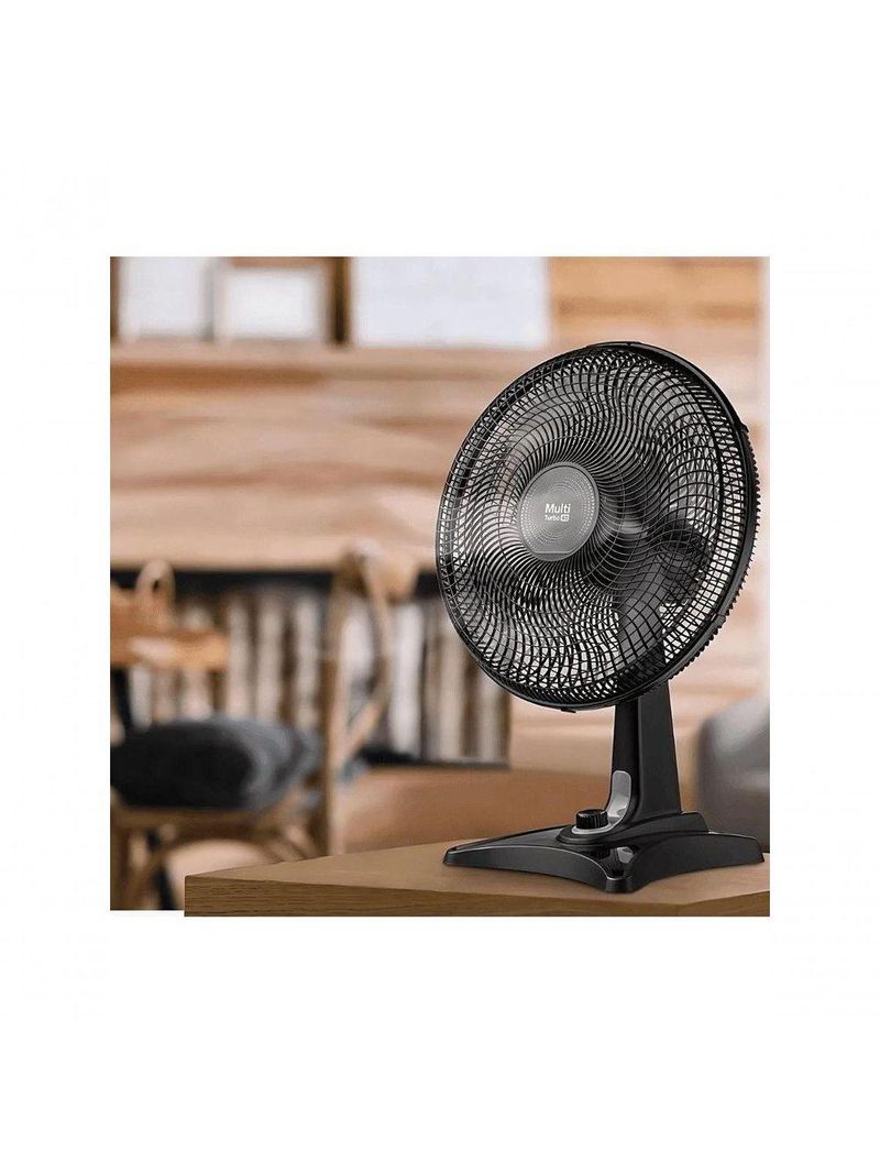Ventilador De Mesa Multilaser Vl401 Multi Turbo 40 135w 40cm Preto - 127v