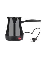 Cafeteira Turca Eletrica 600w Maquina De Cafe Expresso Europeu Com Aquecedor Rapido Cozinha Trabalho Portatil Preta