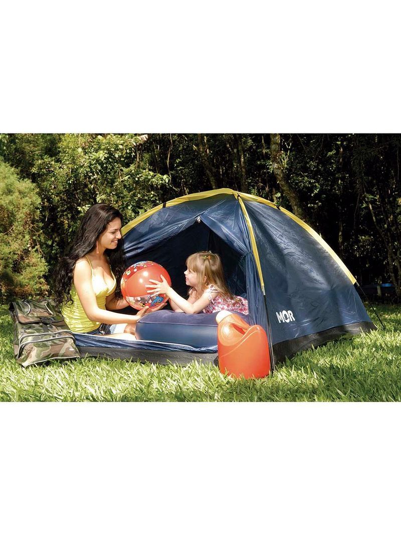 Barraca camping iglu impermeável 2 pessoas mor
