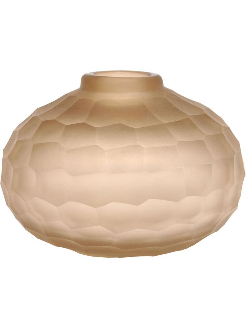 Vaso vidro Âmbar moana 11x15x15cm gs