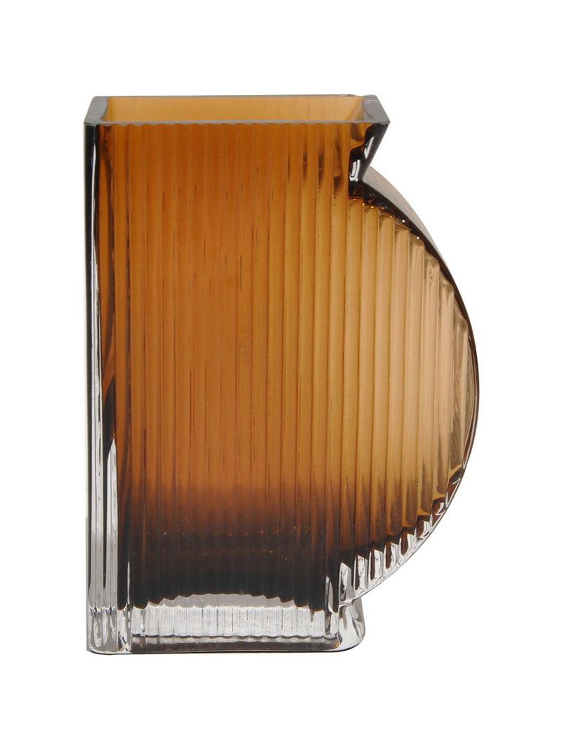 Vaso  marinella vidro Âmbar gs