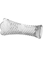 Vaso  vidro transparente 19x9x9cm gs