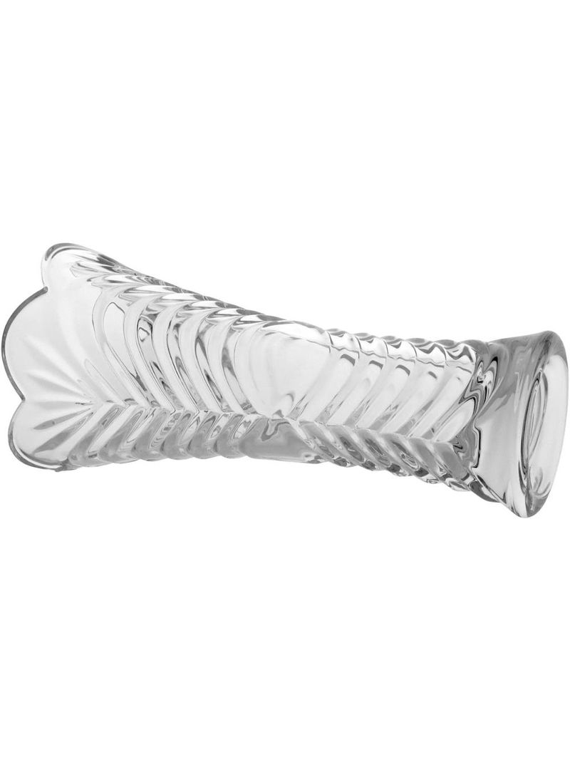 Vaso  vidro transparente 19x9x9cm gs