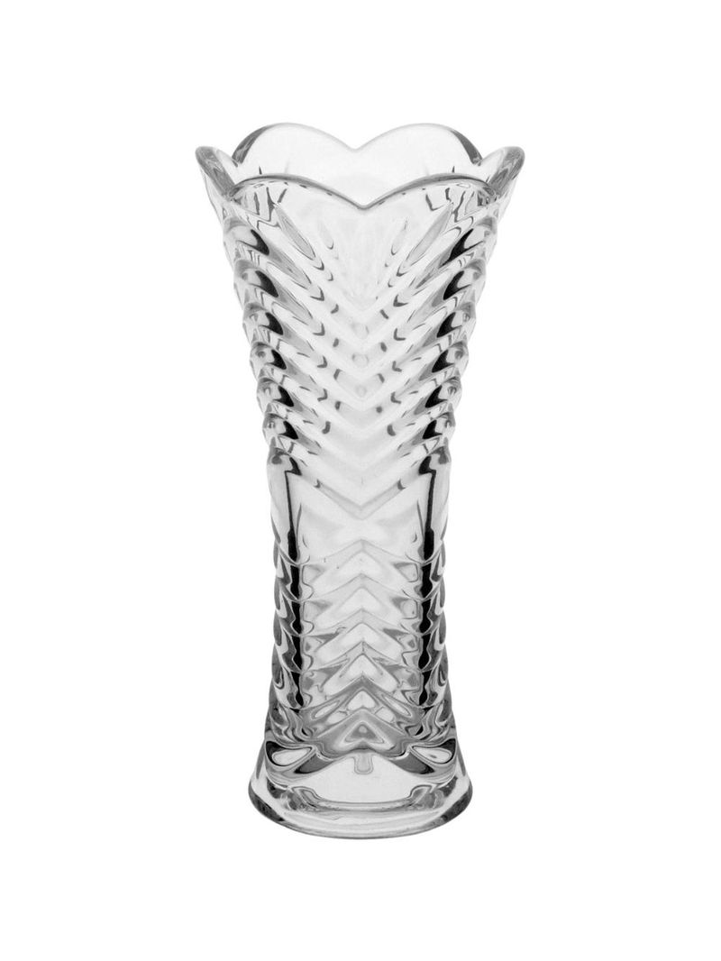 Vaso  vidro transparente 19x9x9cm gs