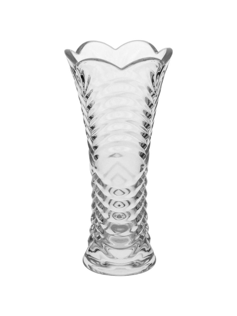 Vaso  vidro transparente 19x9x9cm gs