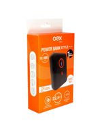 Carregador portátil power bank style 10000mah preto oex