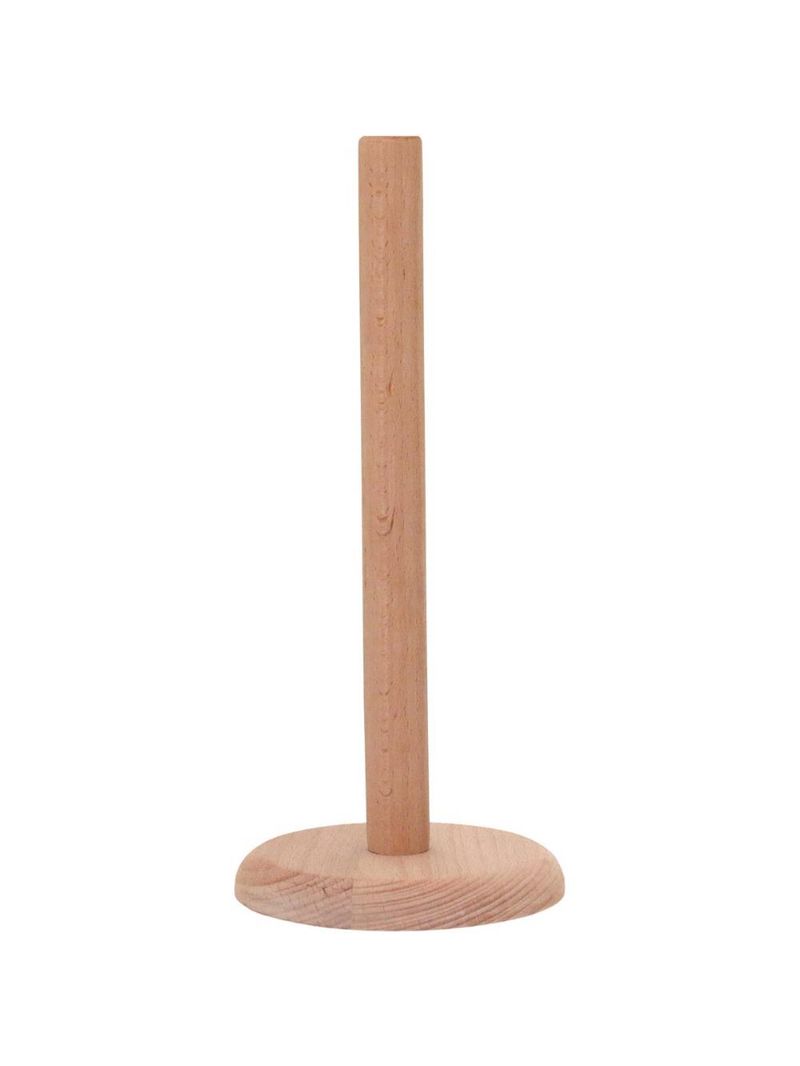 Suporte papel toalha  madeira natural gs