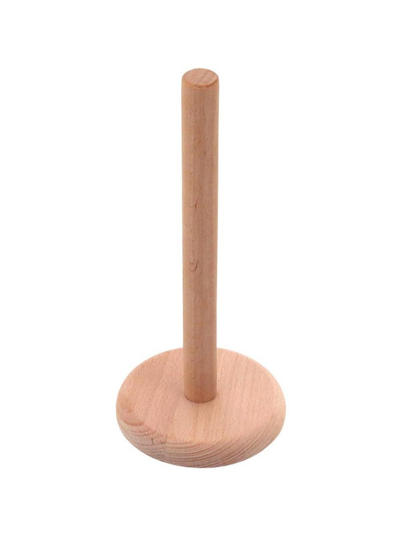 Suporte papel toalha  madeira natural gs