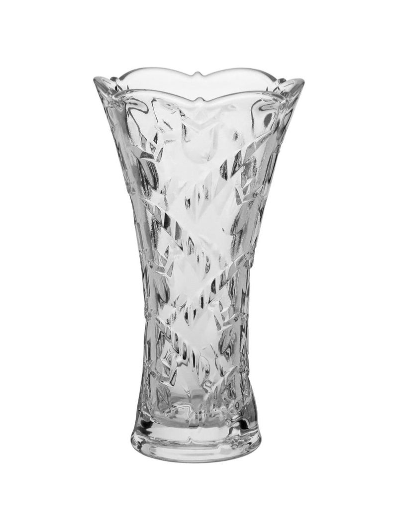 Vaso vidro transparente 24 x 13 x 13 cm