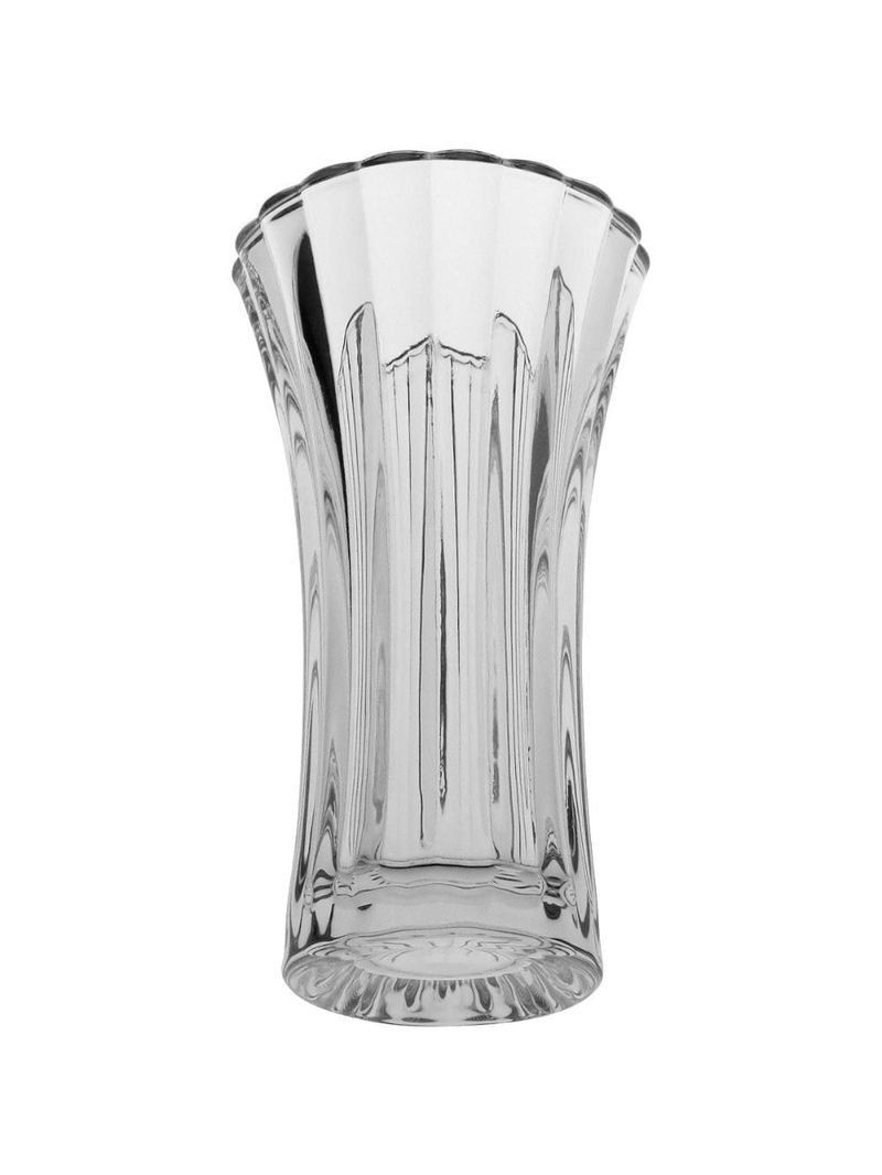 Vaso vidro transparente 20 x 11 x 11 cm