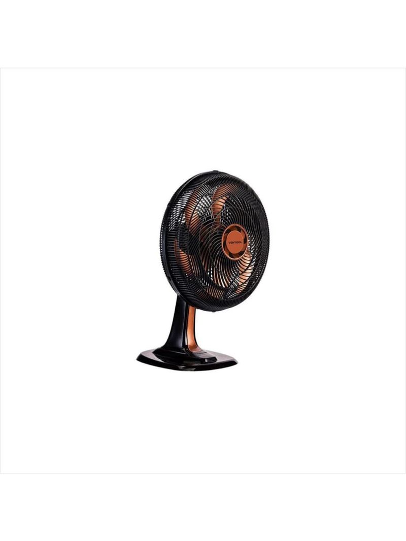 Ventilador oscilante de mesa turbo 30cm bronze 127v premium ventisol