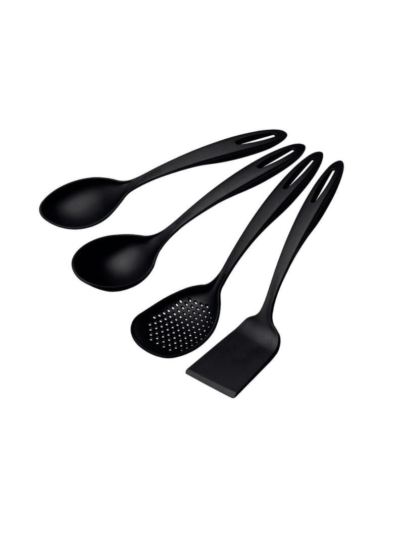Jogo utensilio nylon 4 peças abilit preto tramontina